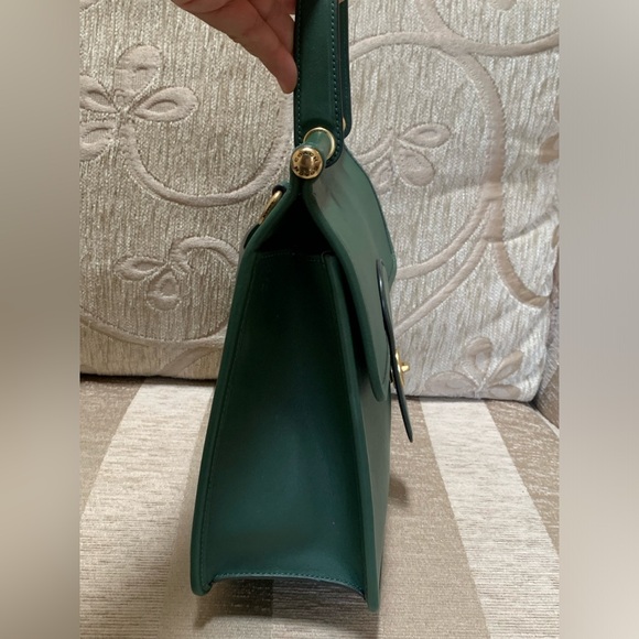 Coach Willis top handle in hunter green 5785 - Picture 6 of 15